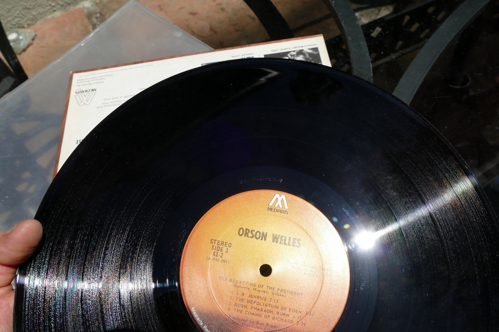 Orson Welles - The Begatting of The President Vinyl LP Album Mediarts 41-2