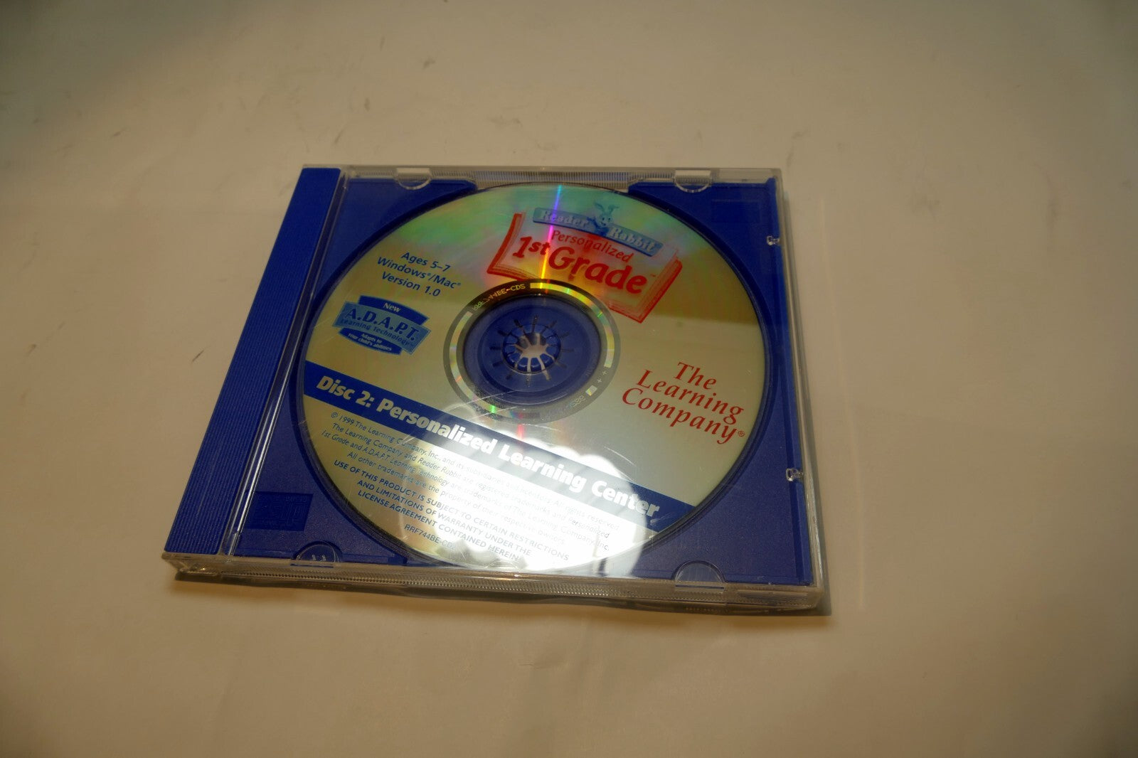 2002 Reader Rabbit 1st Grade RiverDeep The Learning Company CD ROM 2 WINDOWS