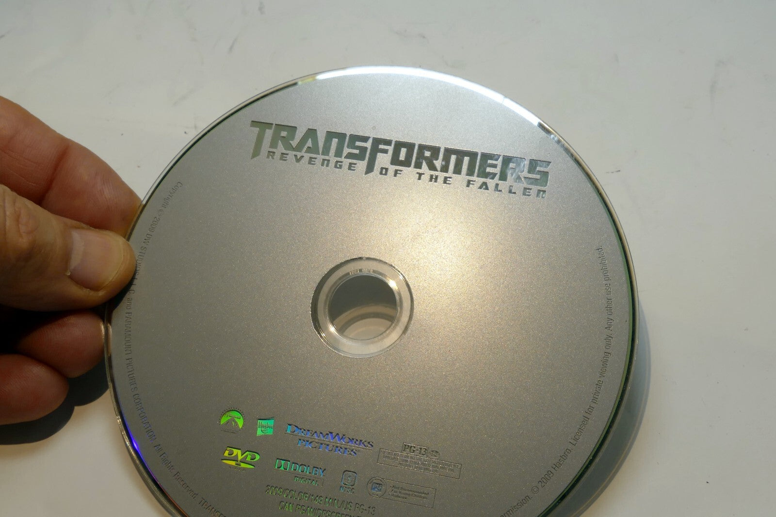 Transformers: Revenge of the Fallen DVD disc only