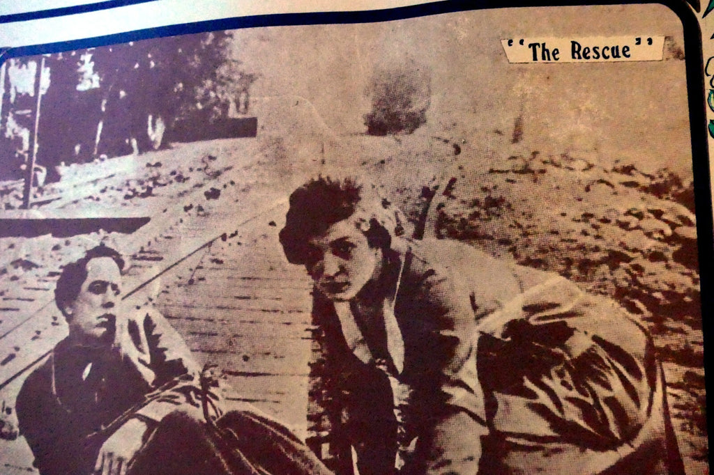 " The Rescue " black and white movie poster We got your mama, we're get you too