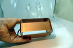 2-PC Olive Oil Vinegar cruet dispenser Set Brass Copper case holder premium