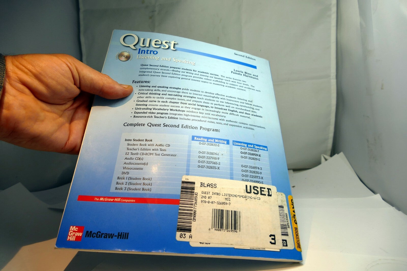 Quest Listening and Speaking Intro Student Book 2nd Edition Paperback ESL