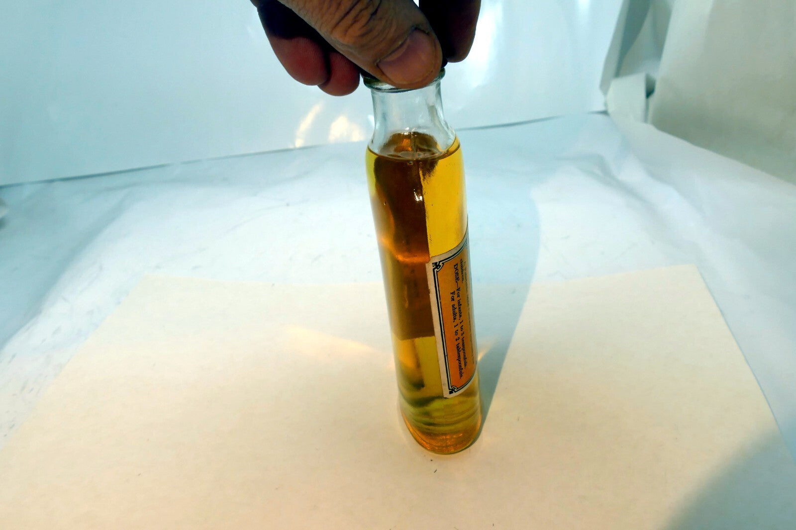 ANTIQUE BOTTLE Aromatic Castor Oil by Davis & Lawrence Montreal 4oz