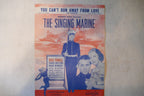 You can't run away from love, sheet music 1937, "the singing marine", al dubin, harry warren