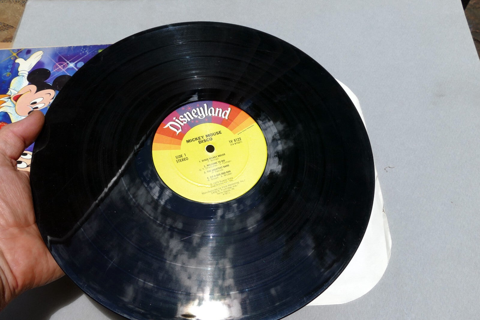 Mickey Mouse Disco Vinyl, LP 1979 Disneyland Walt Disney 1V 8122