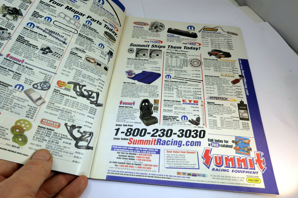 MOPAR Muscle Magazine January 2005 550 HP 440  w/ Exhaust Manifolds