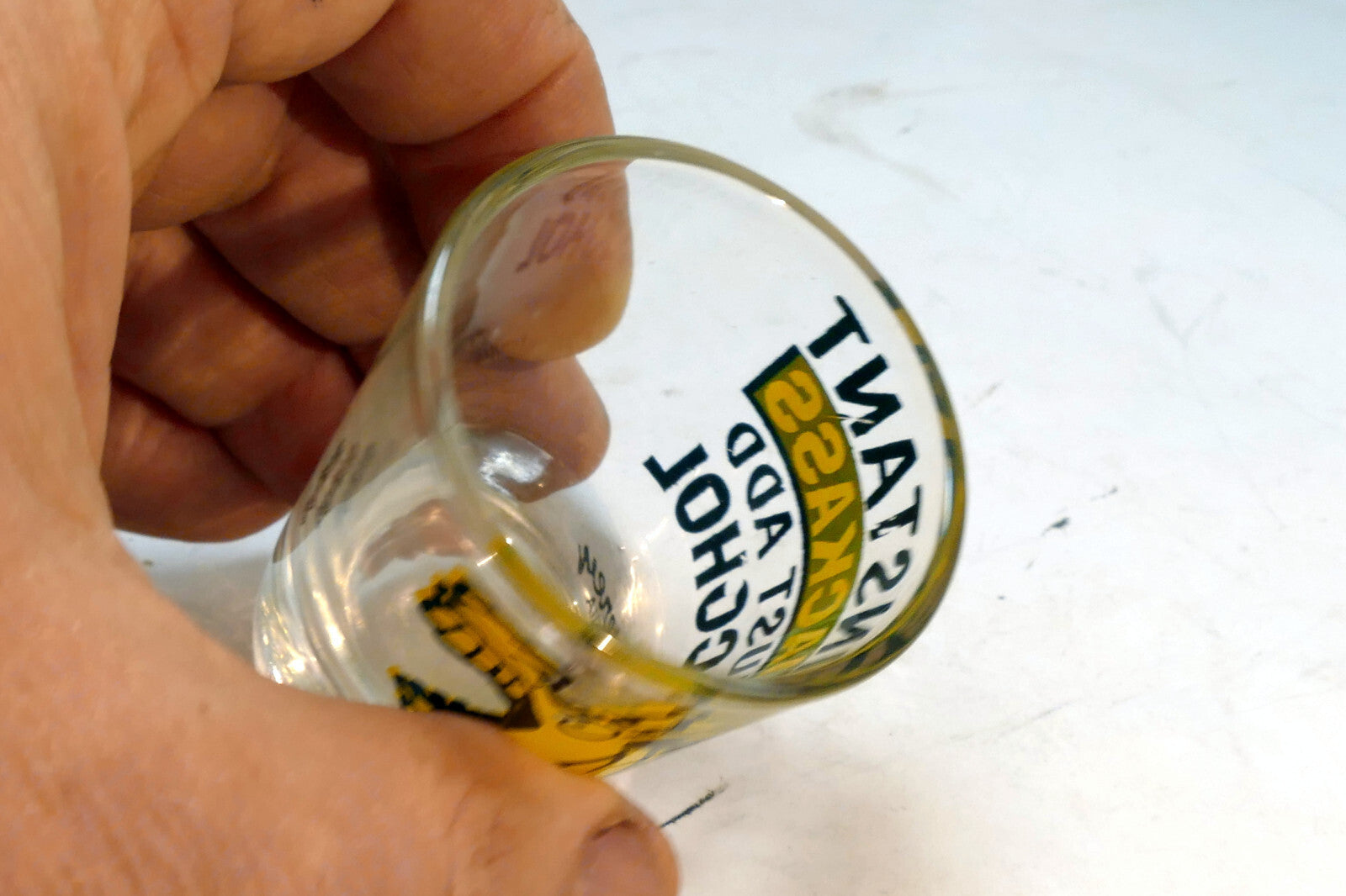 Instant JACKASS just add Alcohol Monterey California USA Shot Glass Souvenir