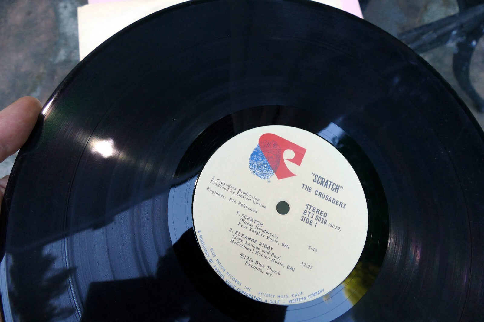 The Crusaders – Scratch Vinyl, LP 1974 original Blue Thumb – BTS 6010