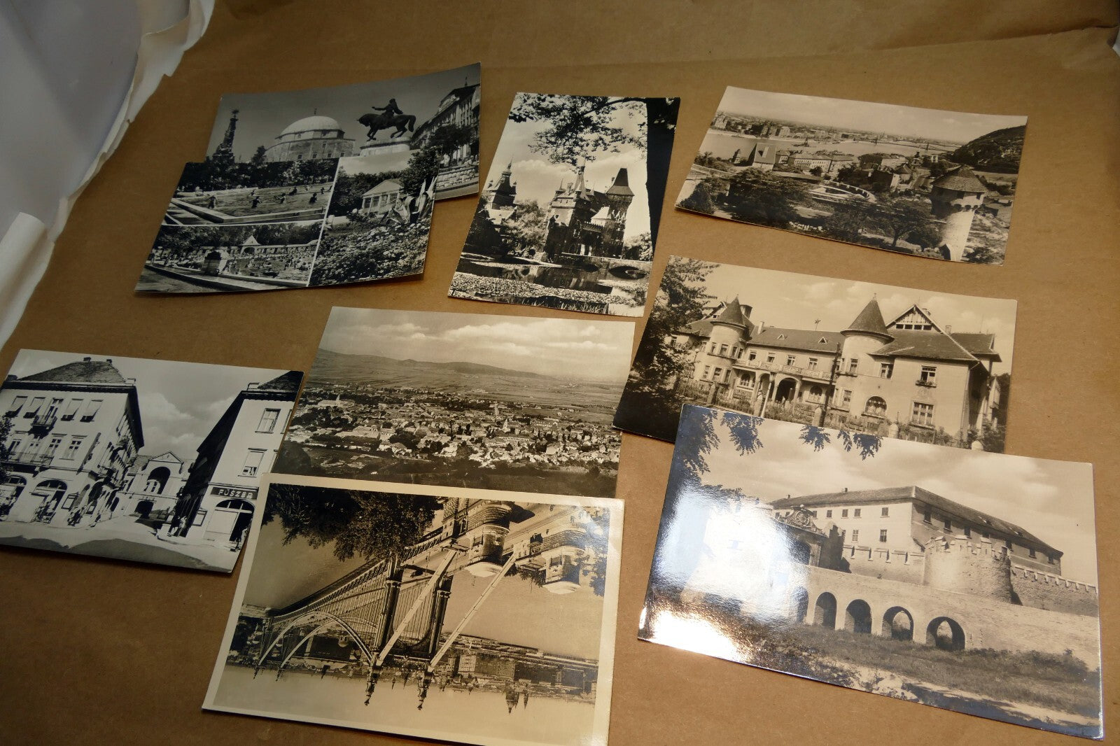 Hungary magyar budapest postcard 1940 50's lot of 9 pack unposted