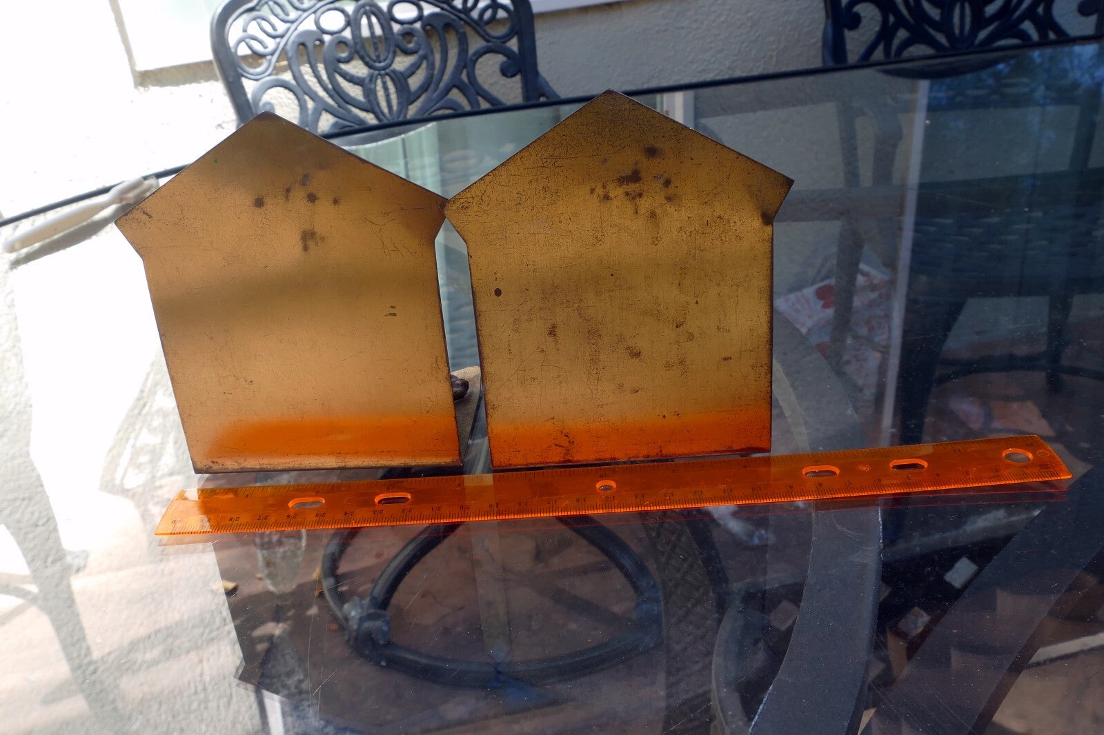 French Bulldog Puppy Dogs Solid Brass Bookends solid metal vintage 4X5"