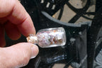 Small 4cm bottle with beach sand sea glass Indian Ocean decor souvenir