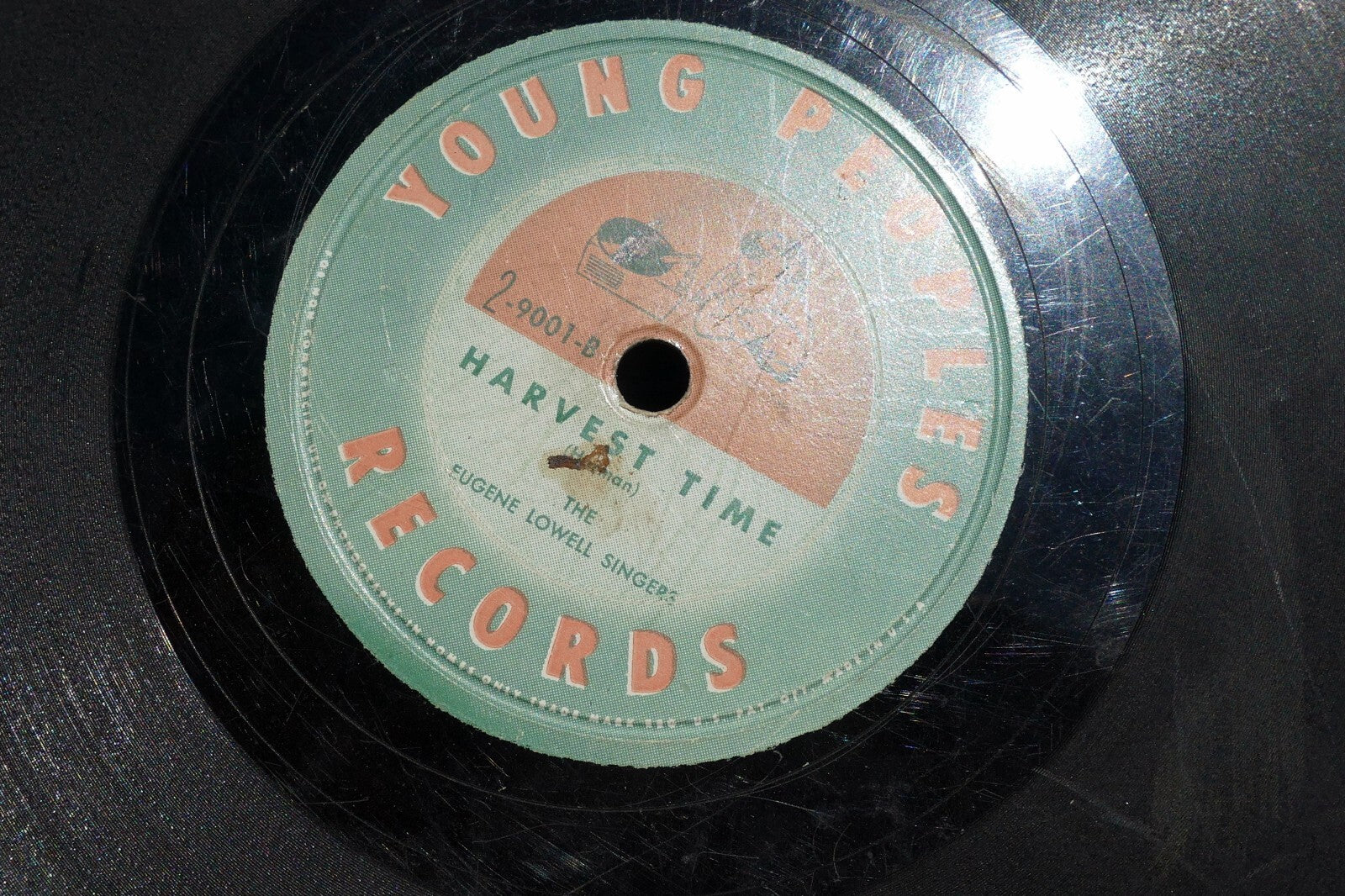 1940's 50's harvest time young people's records 10" 78 rpm vinyl 1 2 9001
