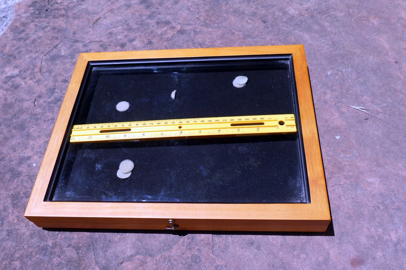 Wooden Box  Picture Photo Frame Display case 11X15" for pictures or jewelry