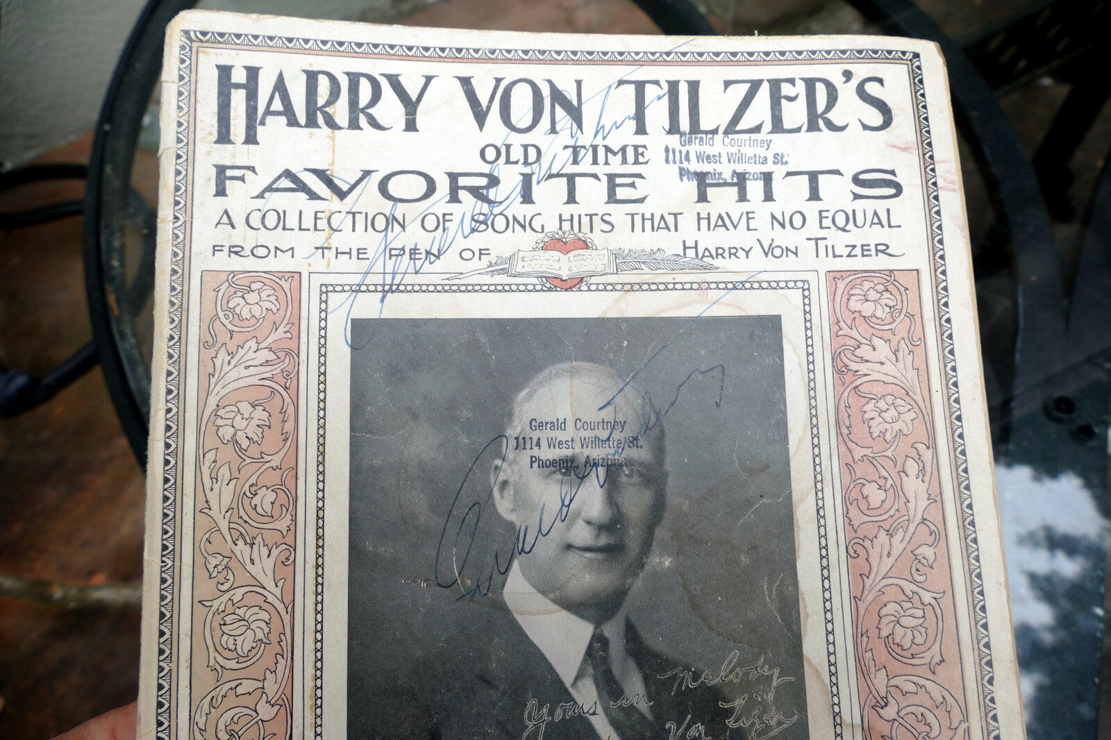 Harry Von Tilzer's Favorite Hits Songs Sheet Music 1922