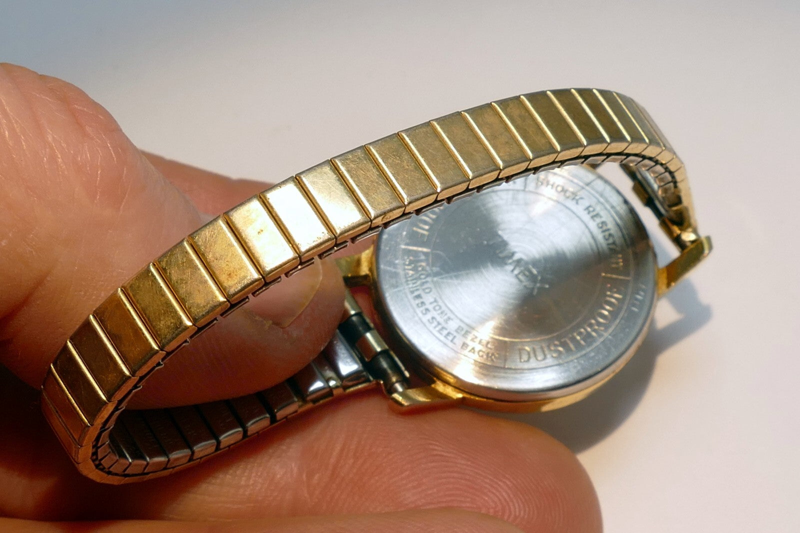 TIMEX LADIES WATCH WRISTWATCH GOLD TONE - as found as is parts repair