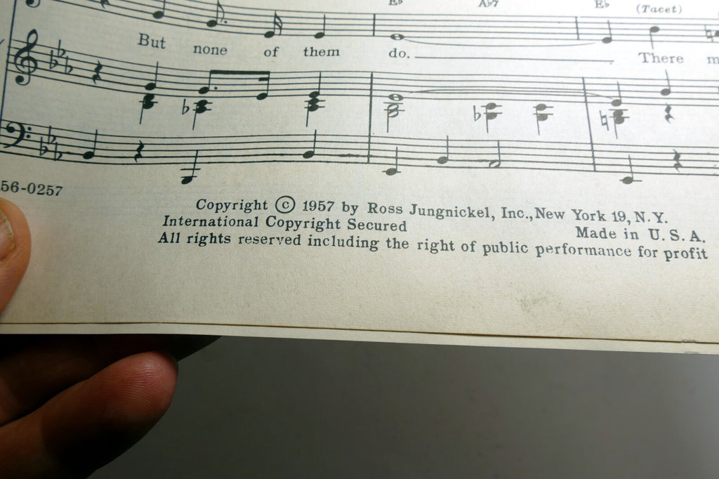 Ninety-Nine Ways by Bernie Lowe Kal Mann 1956 Sheet Music