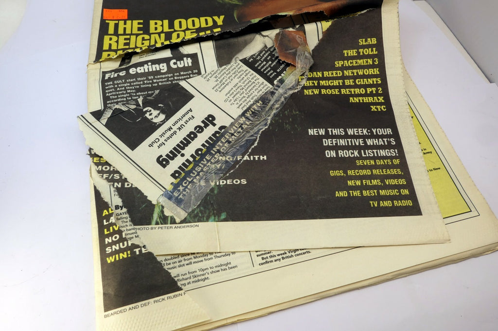 SOUNDS NEWSPAPER March 11 1989 music
