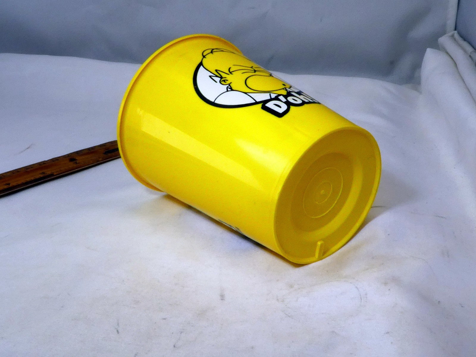The SIMPSONS Homer WOO-HOO!  plastic water beer cup 4" tall 