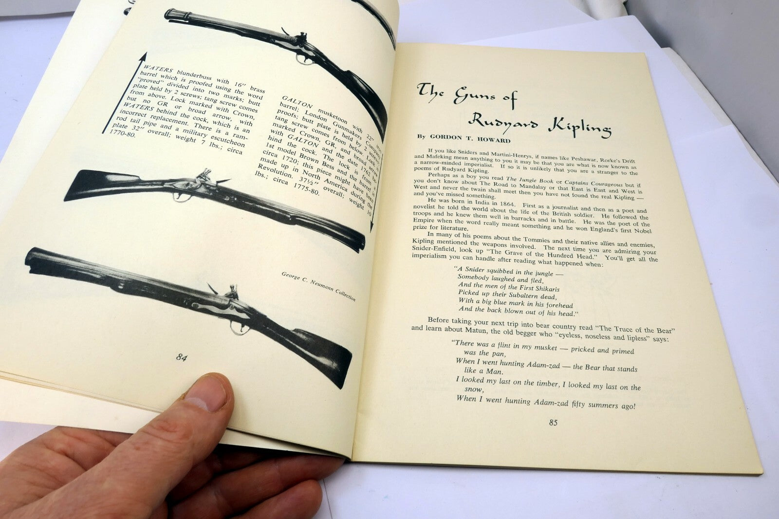 Canadian Journal of Arms Collecting Vol. 5 No. 3 August 1967 Kipling guns brits