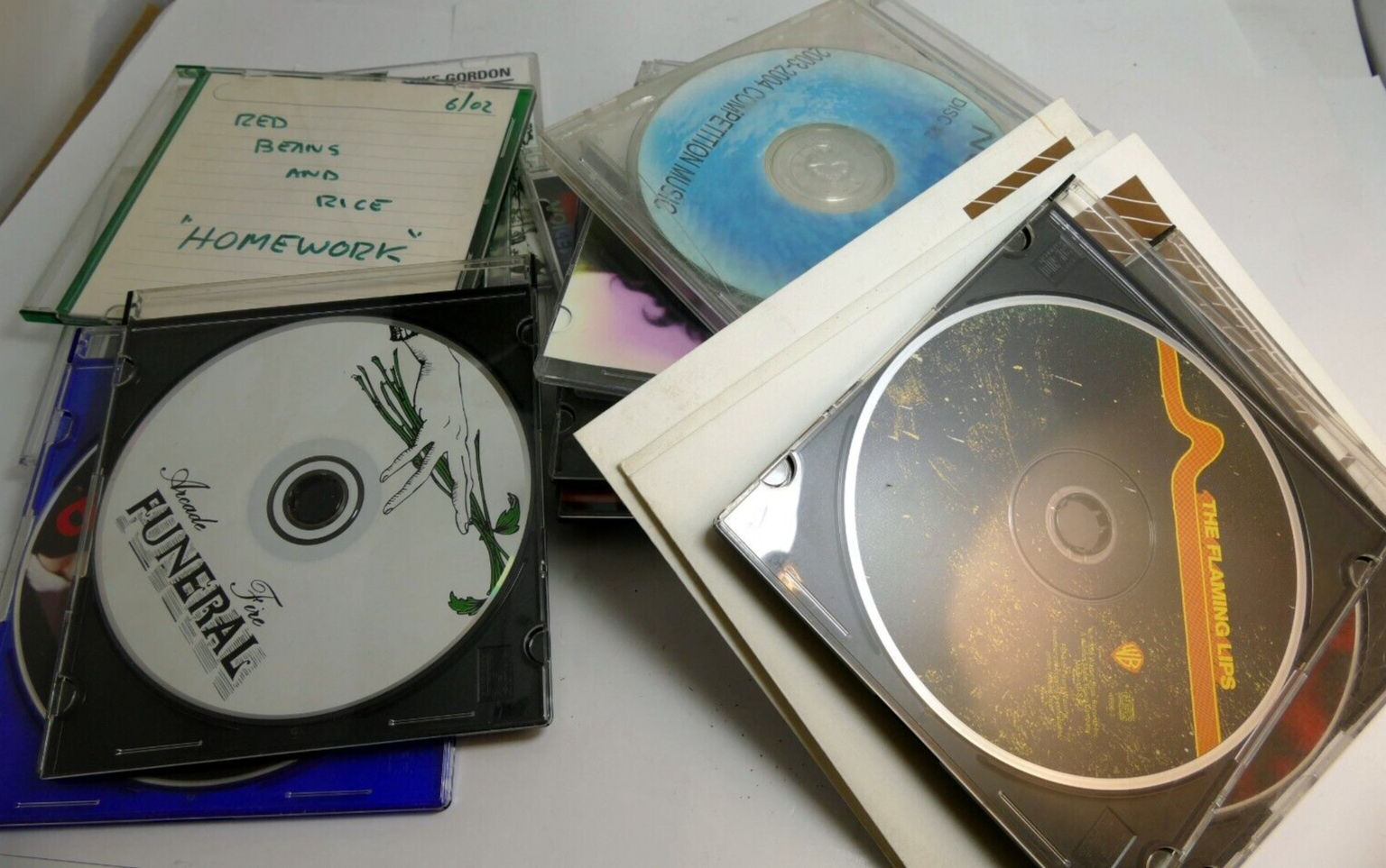 Lot of 22 loose music audio cds (discs only) rock jazz world mix assortment