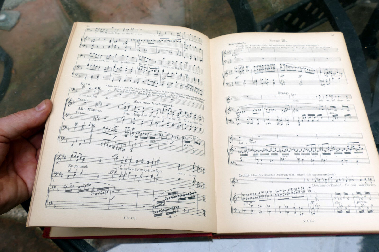 Wagner Tristan und Isolde Kleinmichel  sheet music Leipzig VA 524 1900's