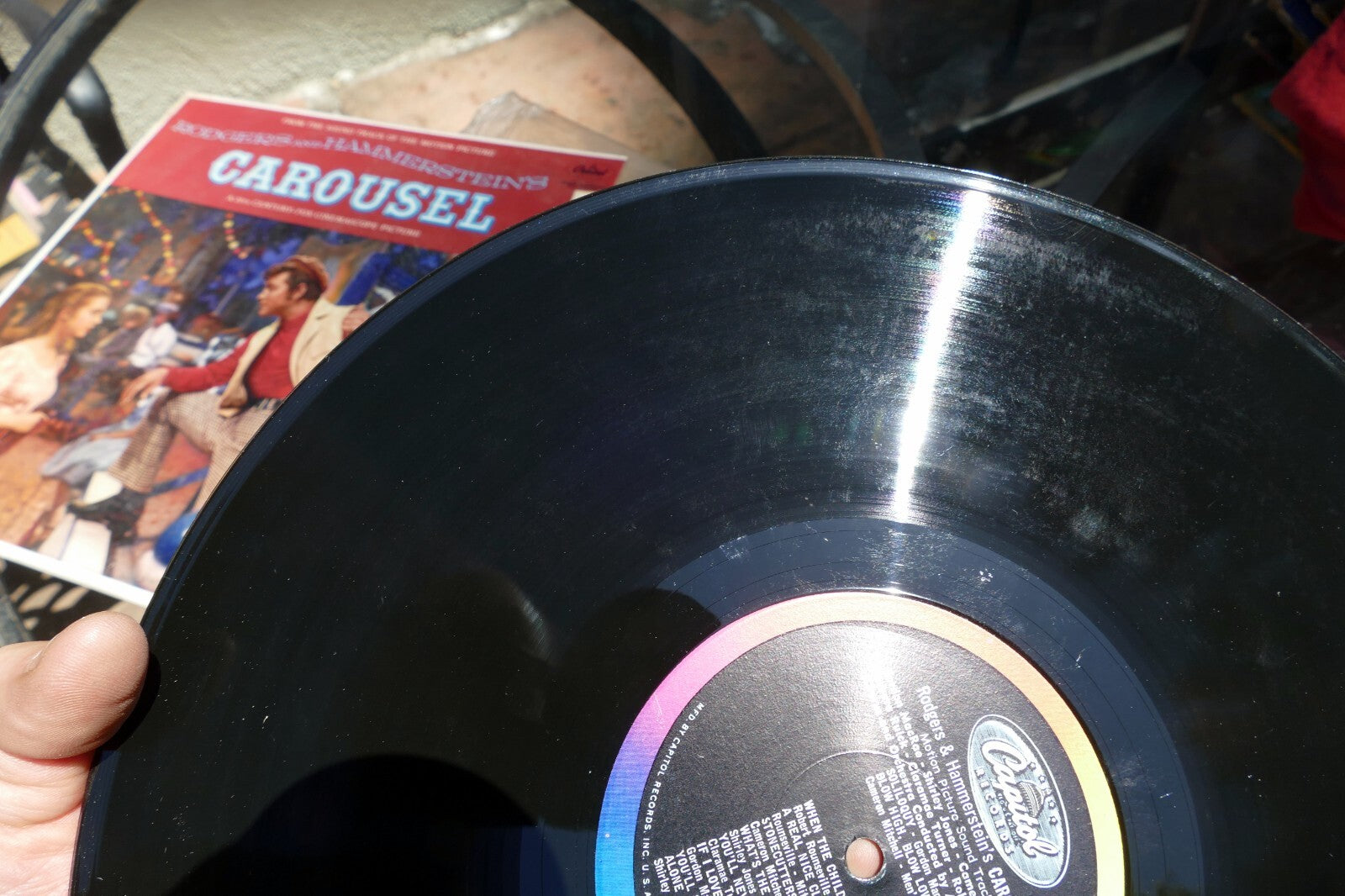 Rodgers and Hammerstein's Carousel Soundtrack Vintage Vinyl  1956 Record LP W694