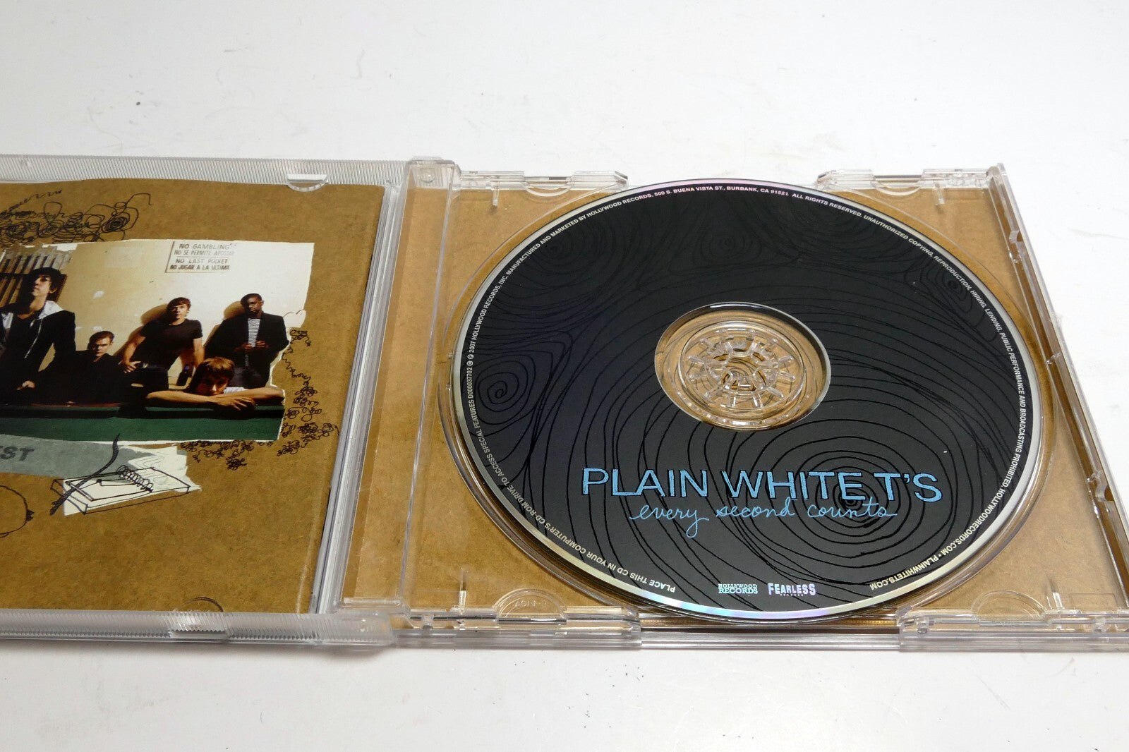 PLAIN WHITE T'S - Every Second Counts CD 2007 Hollywood Records d000037702
