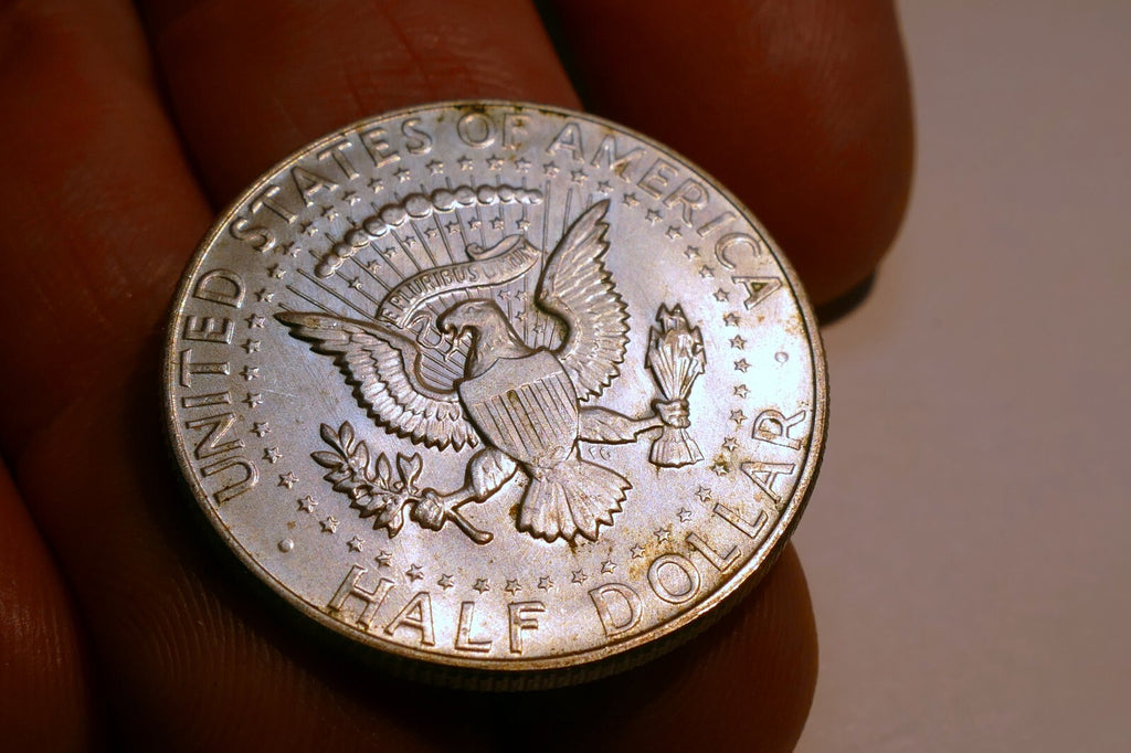 1968 D John F Kennedy  half dollar coin US 40% SILVER