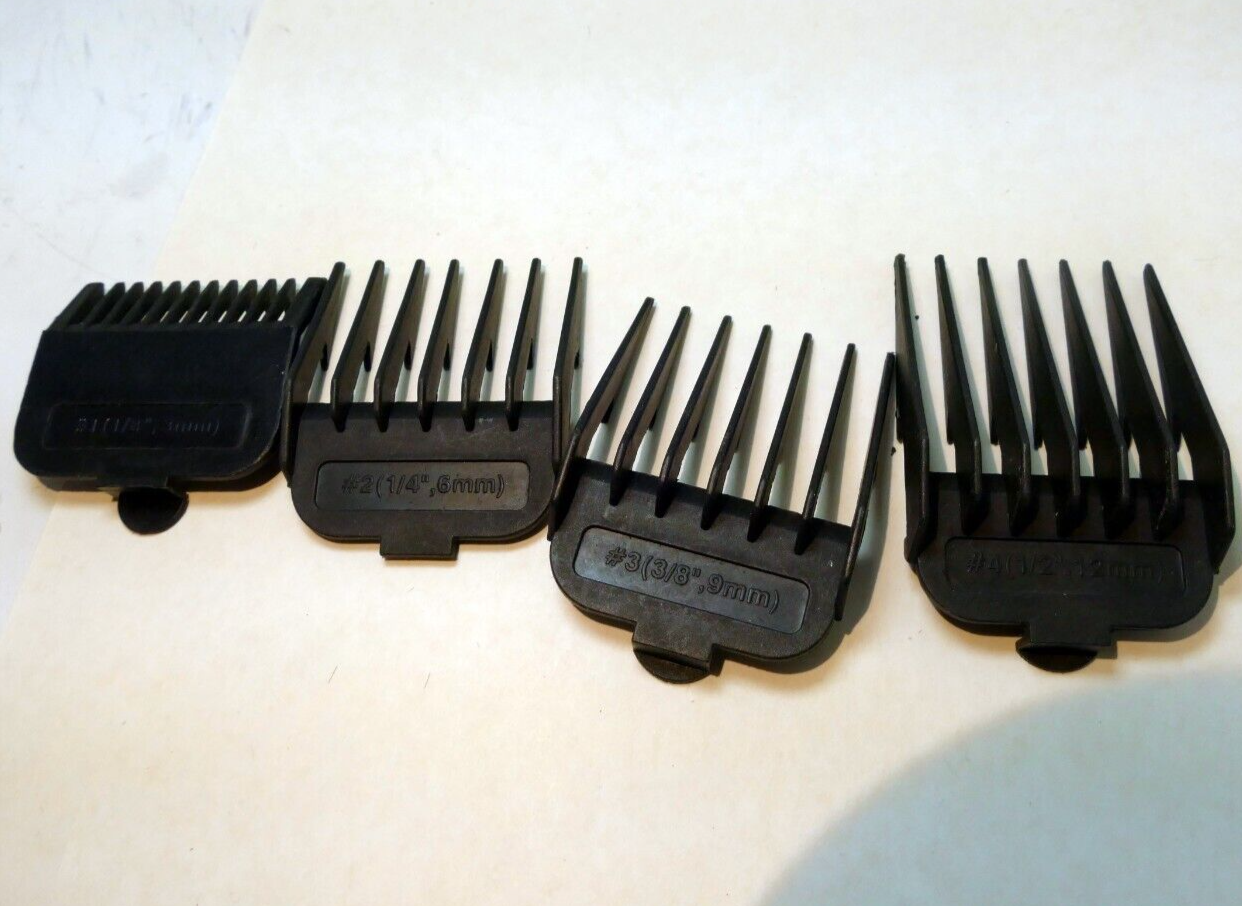 #1 #2 #3 #4 wahl guide comb attachment mixed lot