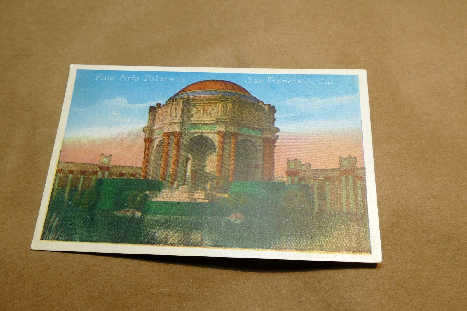 Fine Arts Palace San Francisco USA 1926  postcard - unposted