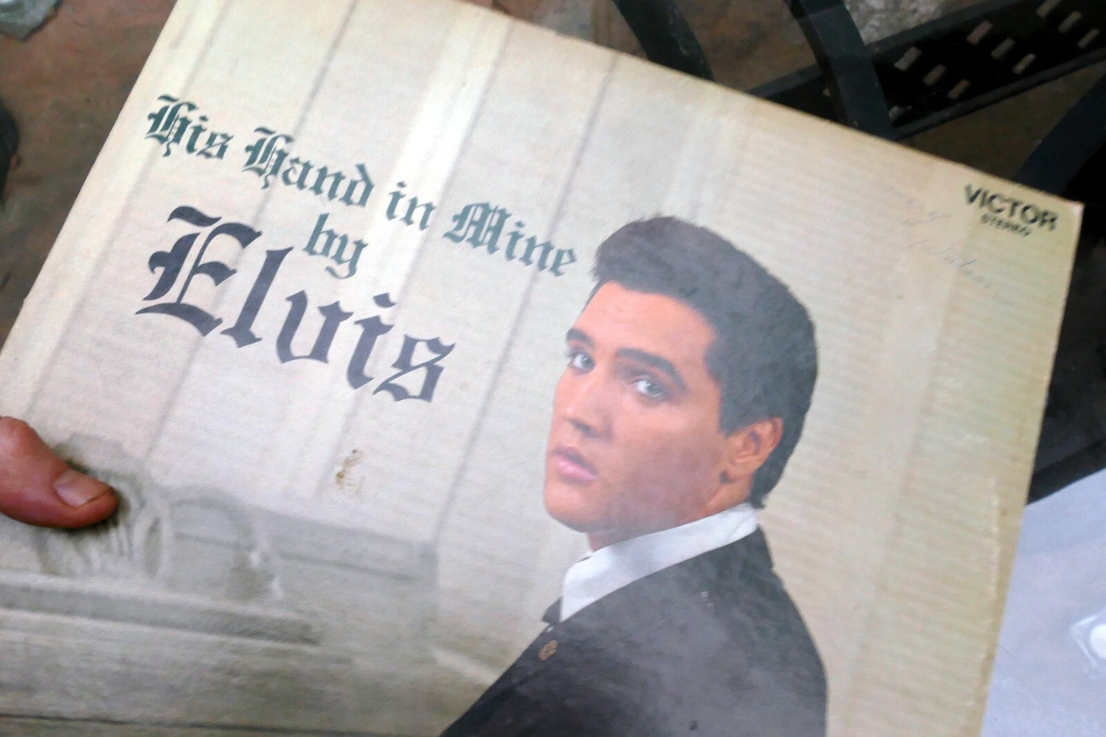 1960 Elvis  Presley His Hand In Mine RCA LSP-2328  - ALBUM ART COVER ONLY