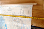 Wall Hanging Santa Clara County Map San Jose Silicon Valley USA 58X42" Ex  Large