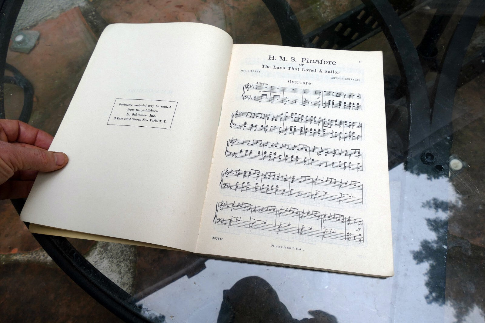 HMS Pinafore Lass That Loved Sailor Piano Sheet Music Book Arthur Sullivan 1623