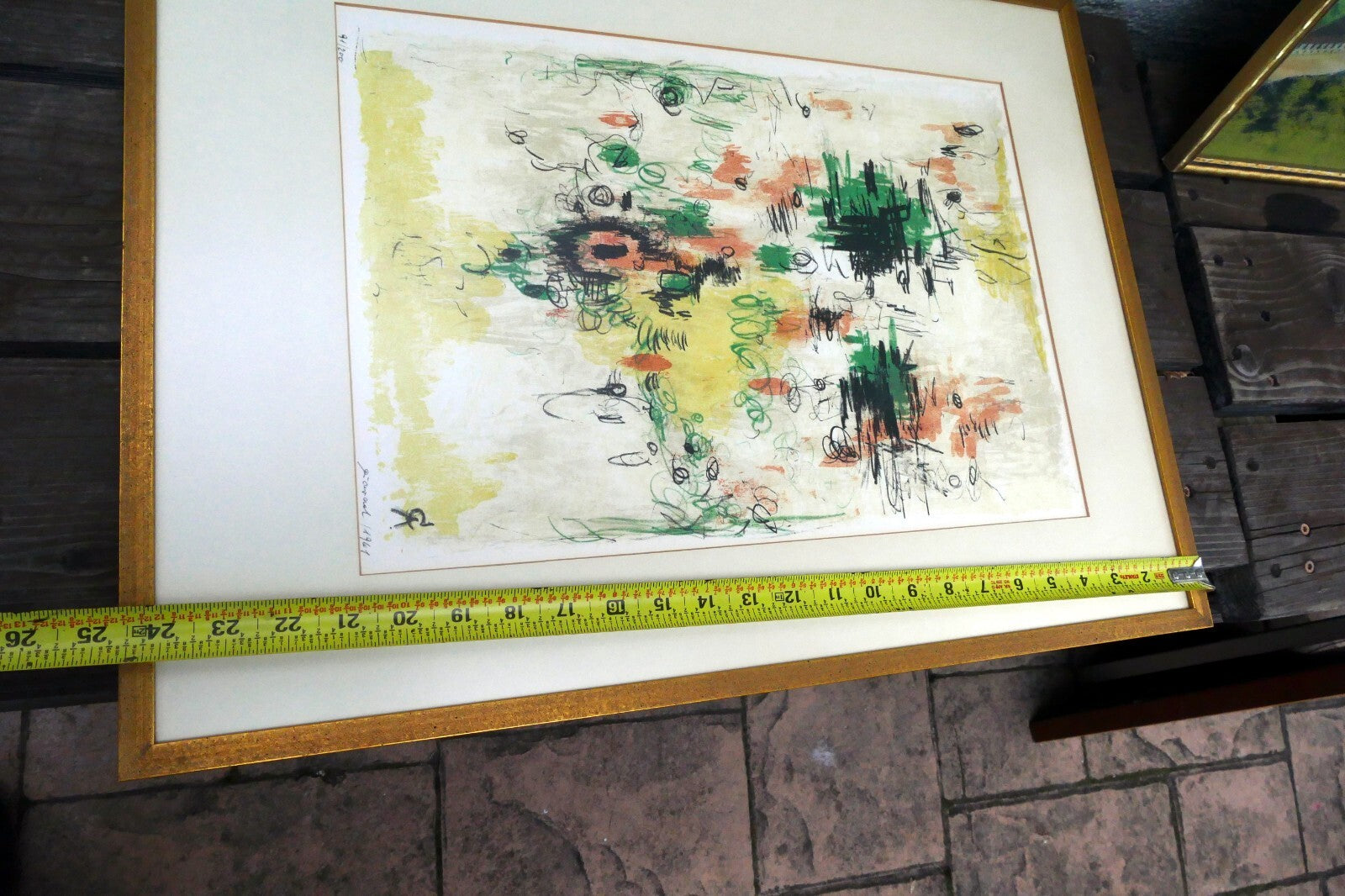 Rolf Cavael Lithograph Print Framed 91/200 Plate signed Limited numbered