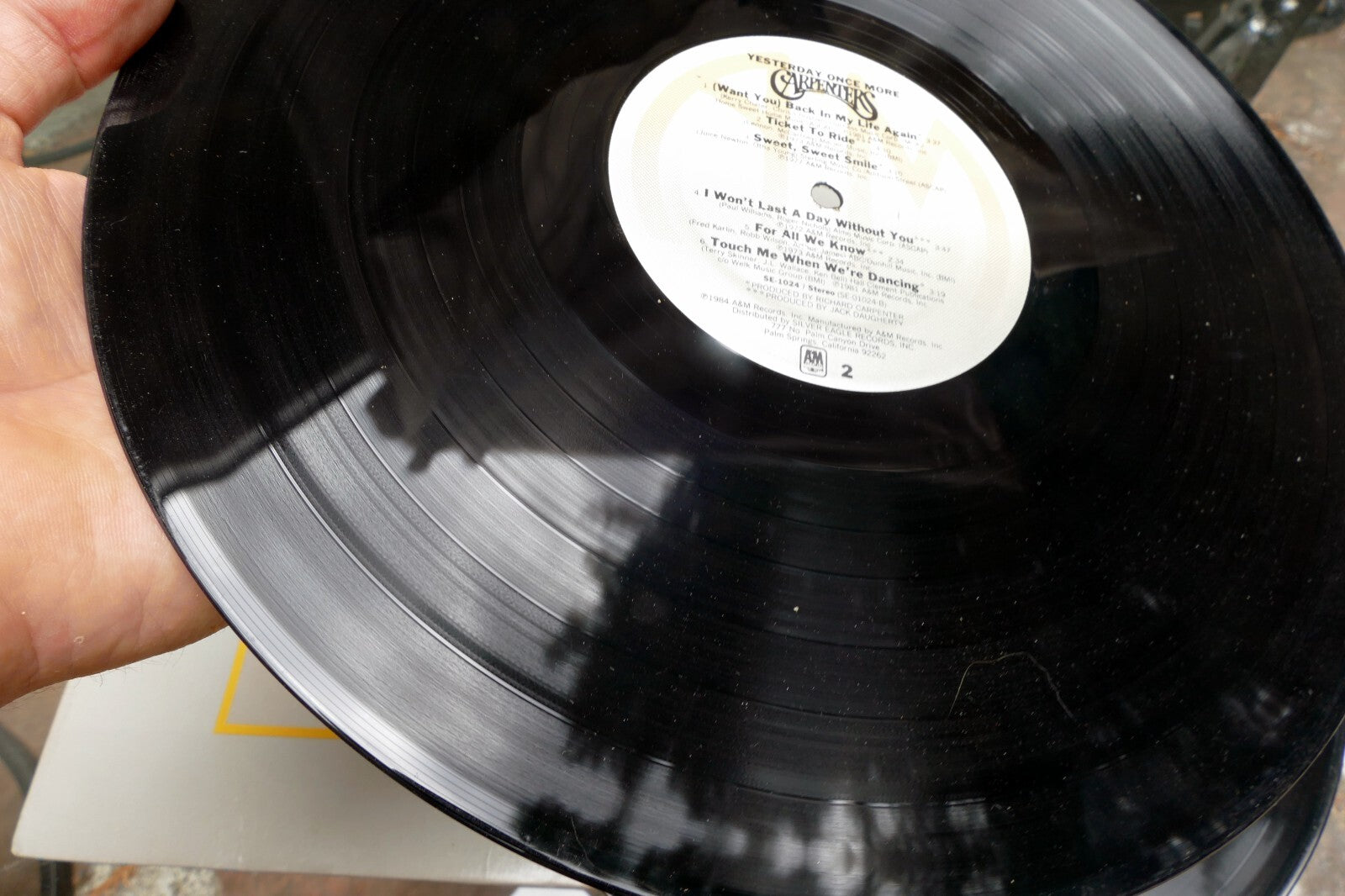 CARPENTERS Yesterday Once More SE 1024 A&M double 2 x LP Vinyl   1984