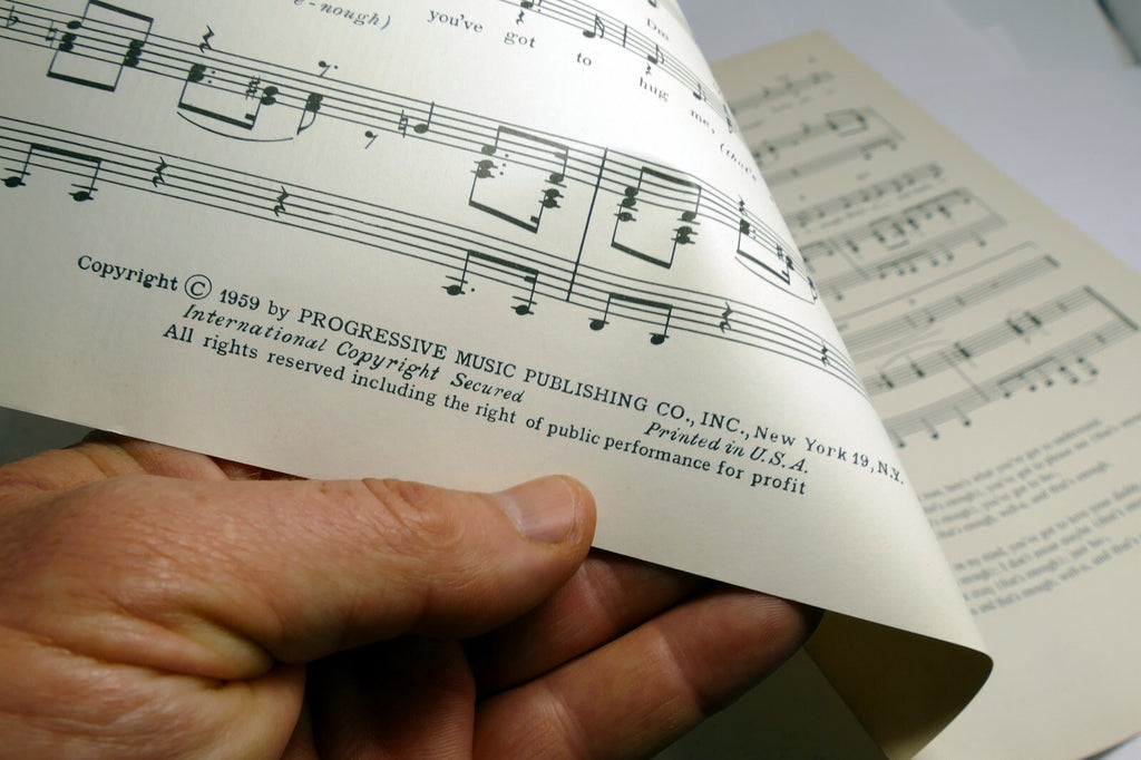 That's Enough by Ray Charles  1959  Sheet Music