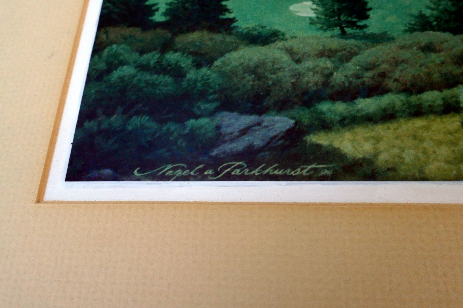 Nagel Parkhurst Sierra Nevada Cafe Landscape  Print  - 1994