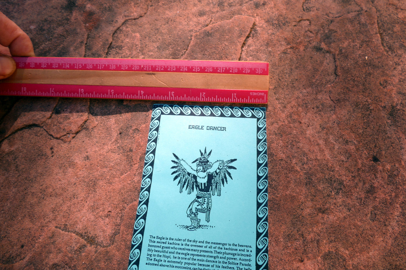 "EAGLE DANCER" Navajo The  Kachina Native American Tribal Brochure