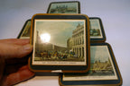 Pimpernel Beverage Coasters Tourist spots England Set of 5 Square 4" Parliament