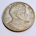 Chile 1 peso 1976 circulated coin