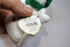 TY Jingle Beanies "Snowgirl " 2002 tag date New Christmas  