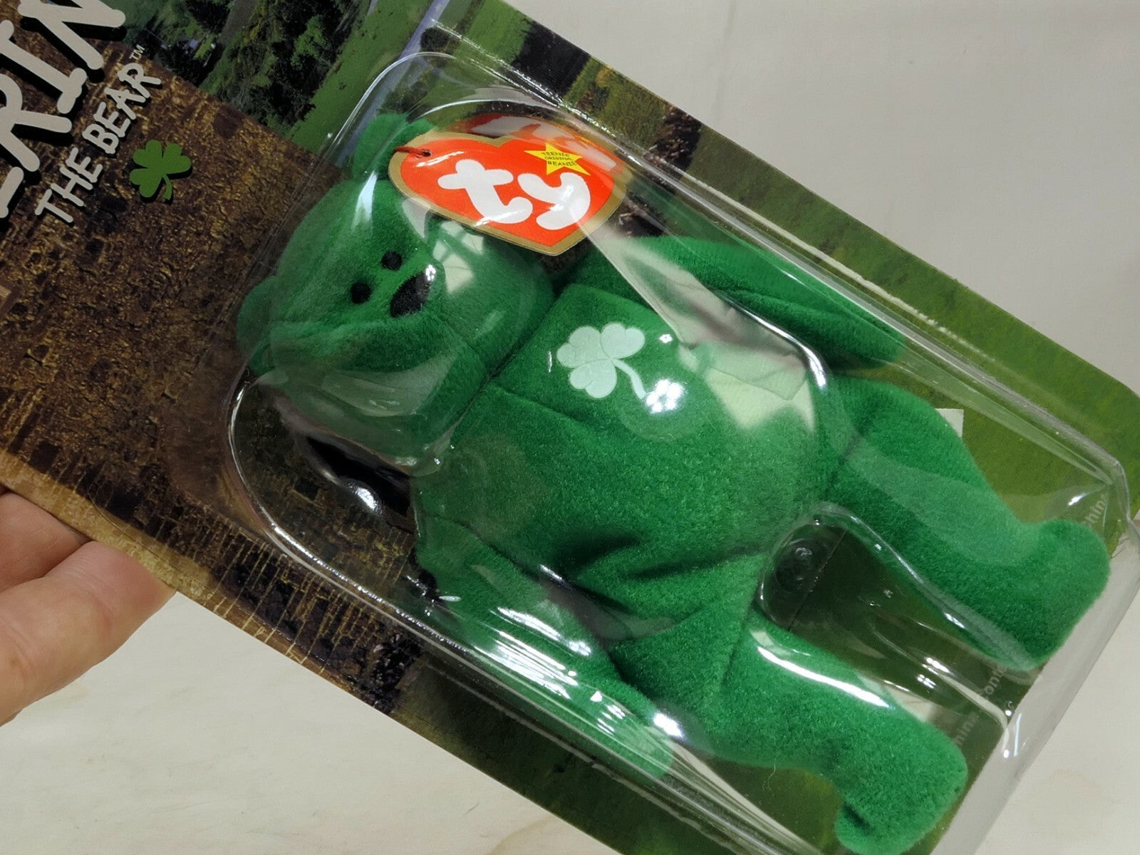 Erin The Bear 1998 McDonald's Ty Beanie Baby  1999 OakBrook - NEW