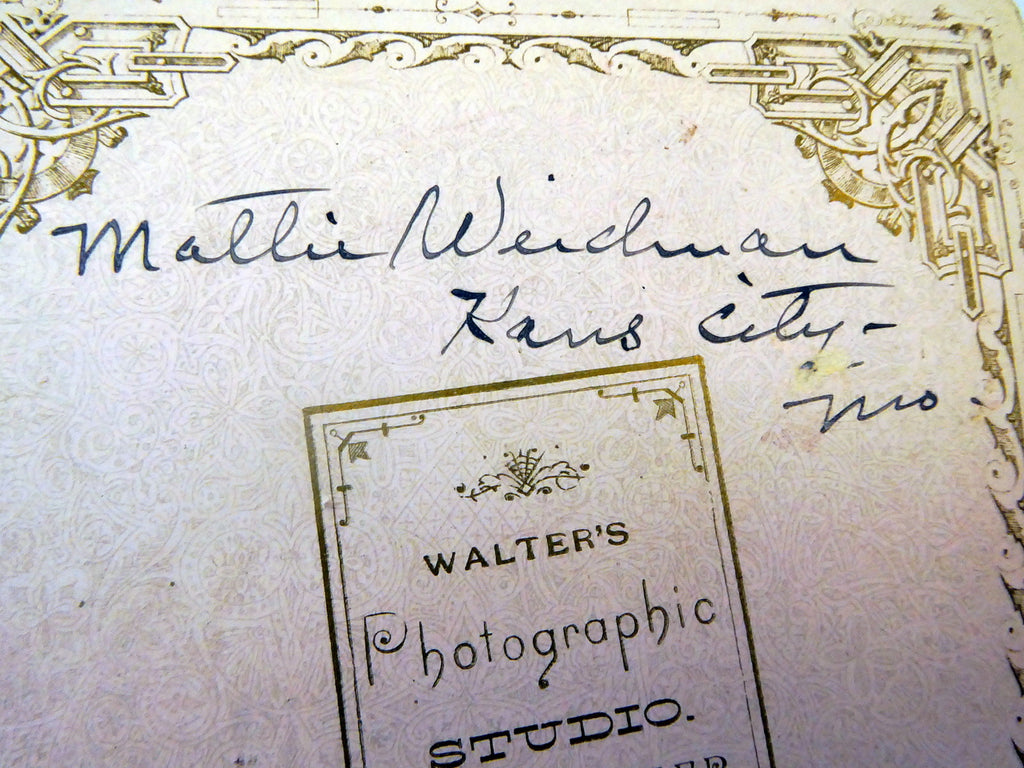 Picture of Lady ANTIQUE Photograph 6X4" Martha 'Mattie' Weidman 1890 Kansas City