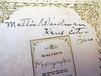 Picture of Lady ANTIQUE Photograph 6X4" Martha 'Mattie' Weidman 1890 Kansas City