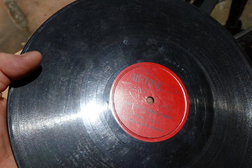 Jeffrey Clay 78rpm Single 10" Hi-Tone Records lade Spain I love you 1949