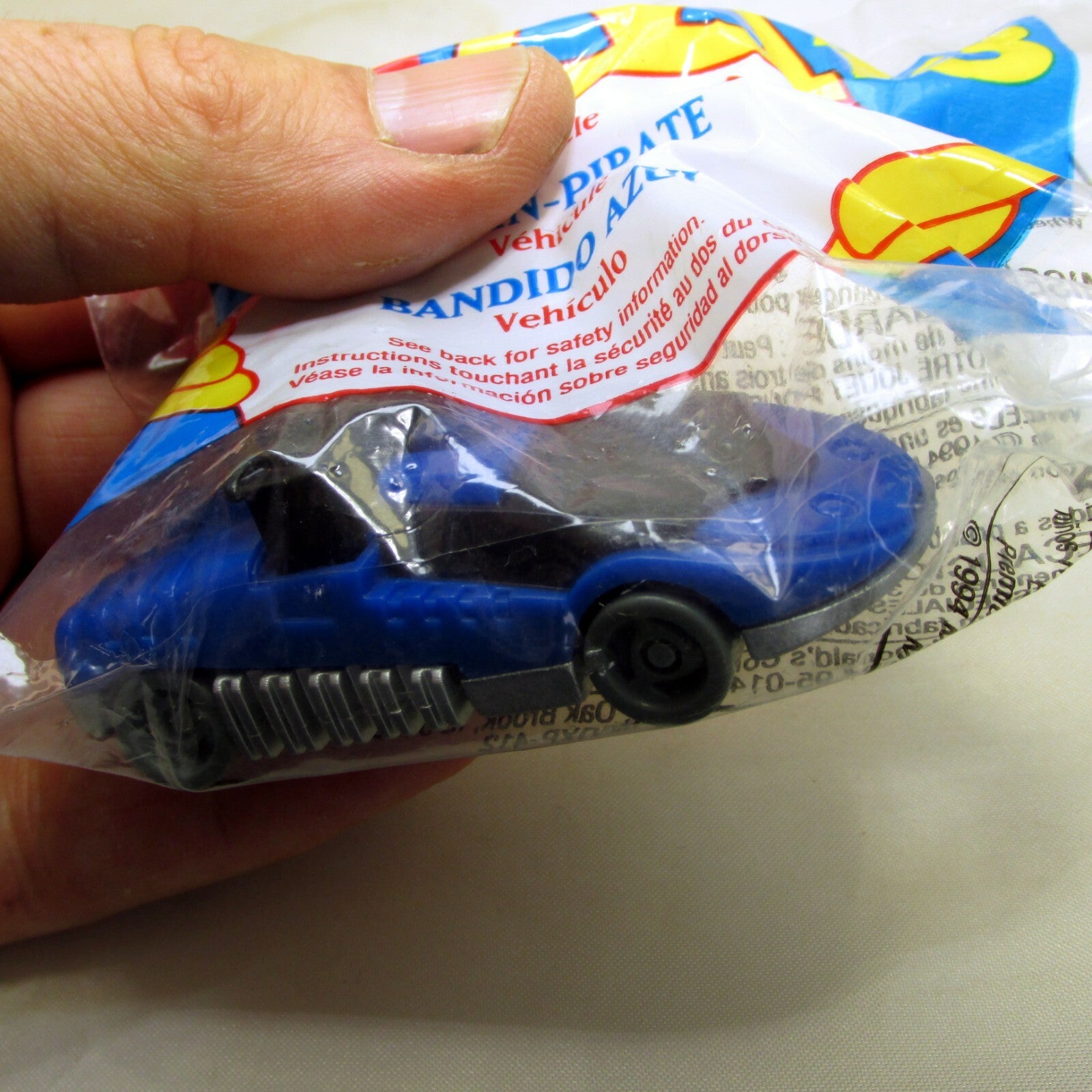 Blau Bandit Mcdonalds Hot Wheels Mattel 1994 Fahrzeug - Neu