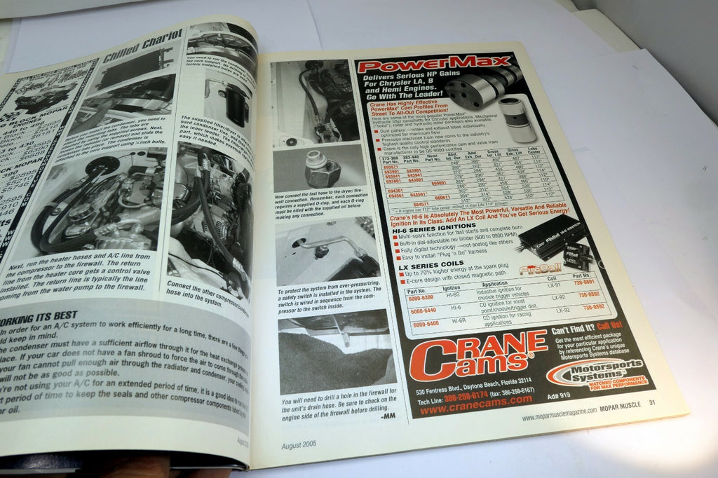 MOPAR Muscle Magazine August 2005 Indy E-Z Big-Block Aluminum Heads 400 Daytona