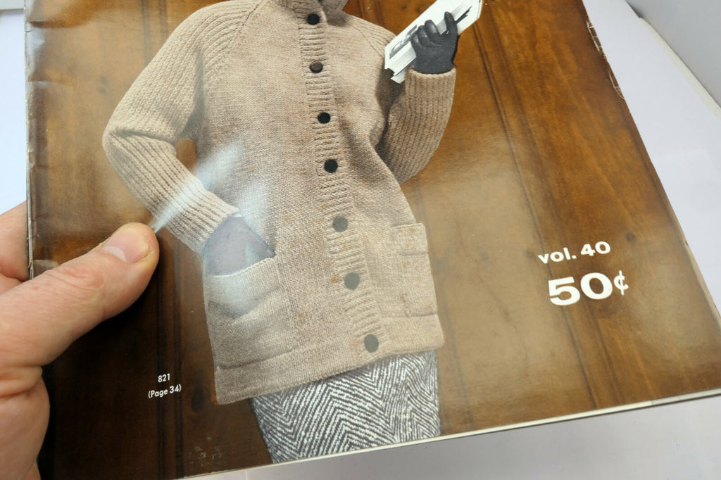 College Knits for MEN and WOMEN Bear Fleisher Yarns Magazine 1958