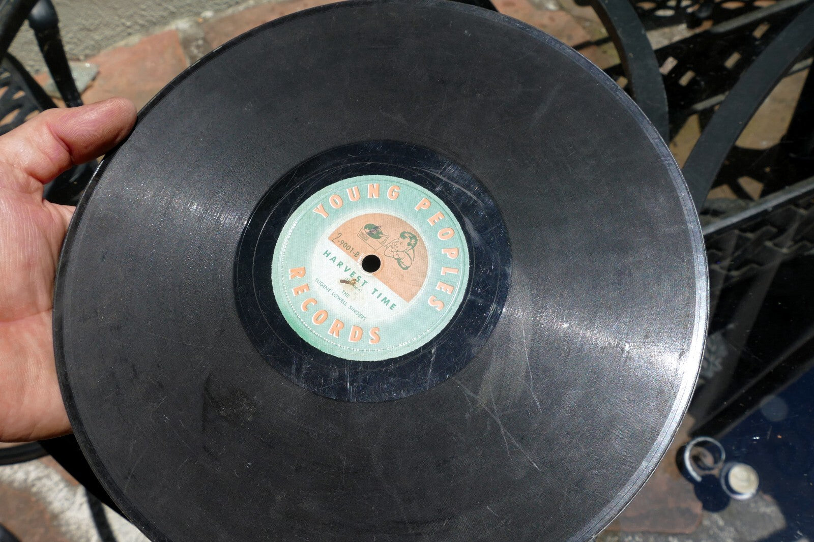 1940's-50's Harvest Time Young Peoples Records 10" 78 rpm 1 2 9001