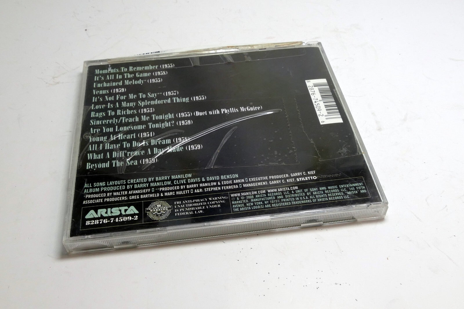 The Greatest Songs of the Fifties - Audio CD By Barry Manilow - VERY GOOD